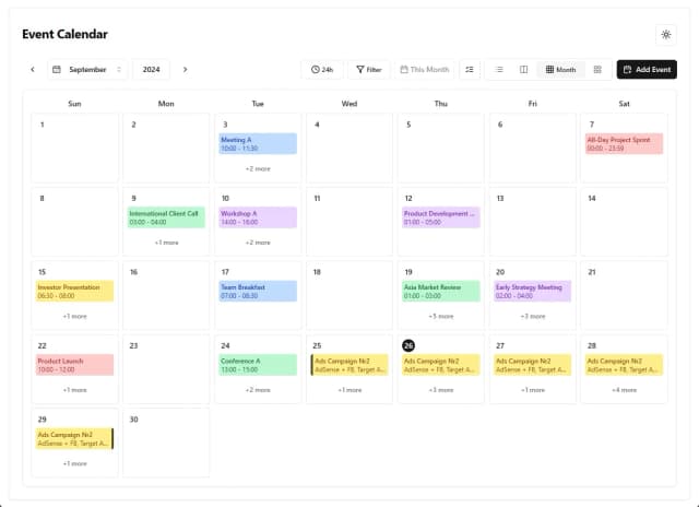 Getting Started with Full Event Calendar | FullEventCalendar Documentation